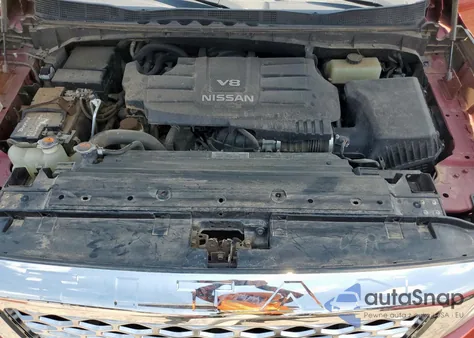 2017 Nissan Titan Sv из США, поврежденный, VIN 1N6AA1E52HN535807